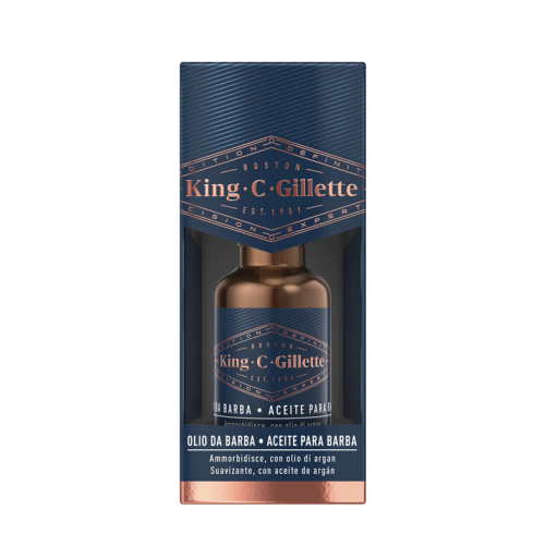 King C. Gillette - Huile à Barbe