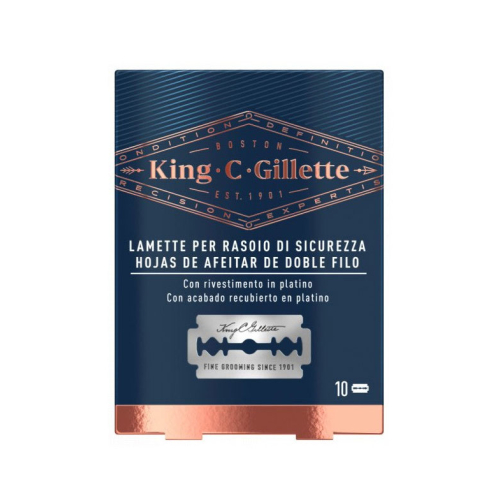 King C. Gillette - Lames de rasoir à double tranchant