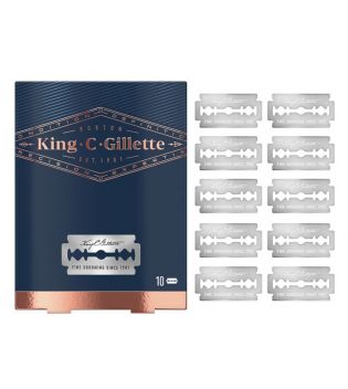 King C. Gillette - Lames de rasoir à double tranchant