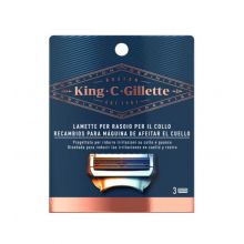 King C. Gillette - Recharges de rasoir pour le cou