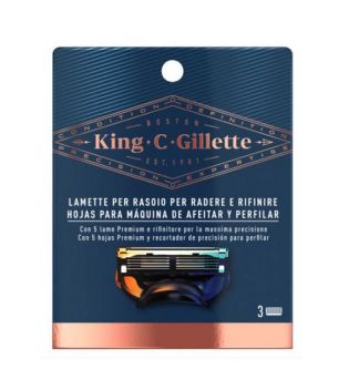 King C. Gillette - Recharges de rasoir et de profil
