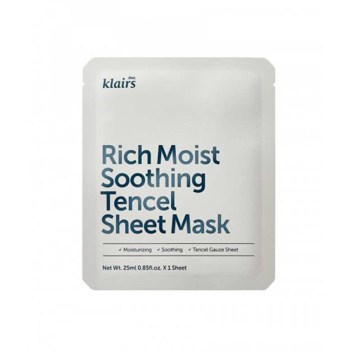 Klairs - Masque apaisant Rich Moist Soothing Tencel