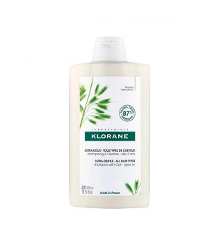 Klorane - Shampoing extra doux au lait d'avoine 400ml - Tous types de cheveux