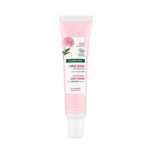 Klorane - Crème légère apaisante à la Pivoine BIO - Peaux sensibles