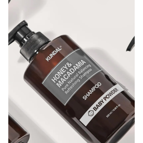 Kundal - Shampoing rafraîchissant Honey & Macadamia - Baby Powder