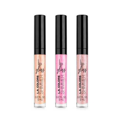 L.A Colors - Lot de 3 Gloss à Lèvres Glowin\' Glossies
