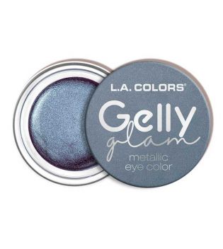 L.A Colors - Ombre à paupières a la crème Gelly Glam Metallic - CES288 Blue Lightning