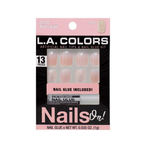 L.A Colors - Faux Ongles Nails On! - Toast