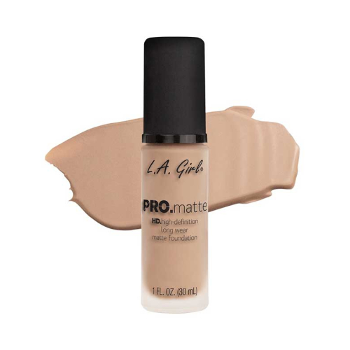 L.A. Girl - Fond de Teint Fluide PRO Matte - GLM675: Medium Beige