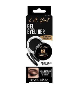 L.A. Girl - Eyeliner en Gel - GEL731: Jet Black