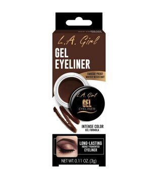 L.A. Girl - Eyeliner en Gel - GEL735: Rich Chocolate Brown