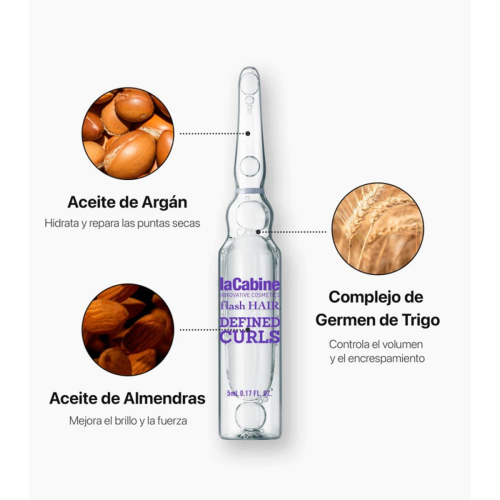 La Cabine - *Flash Hair* - Ampoules capillaires Defined Curls - Cheveux bouclés