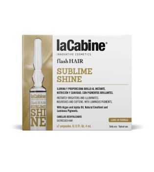 La Cabine - *Flash Hair* - Ampoules capillaires éclairantes Sublime Shine - Cheveux dévitalisés