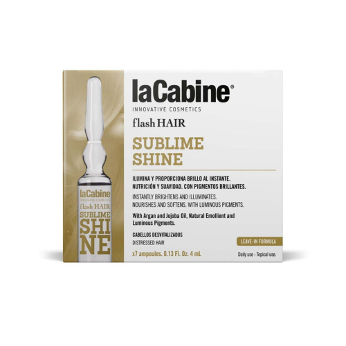 La Cabine - *Flash Hair* - Ampoules capillaires éclairantes Sublime Shine - Cheveux dévitalisés