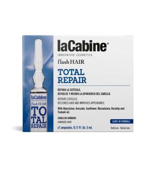 La Cabine - *Flash Hair* - Ampoules capillaires réparatrices Total Repair - Cheveux abîmés