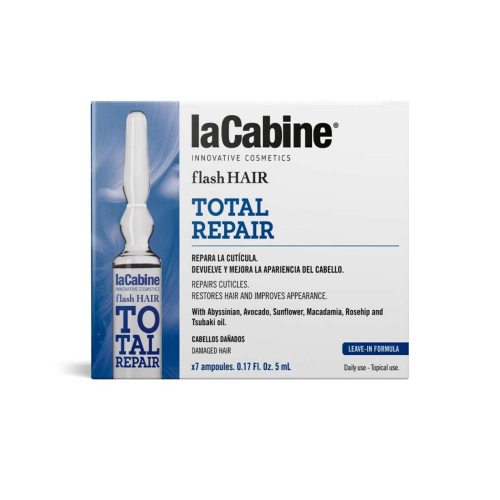 La Cabine - *Flash Hair* - Ampoules capillaires réparatrices Total Repair - Cheveux abîmés