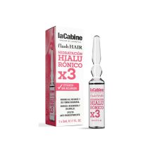 La Cabine - *Flash Hair* - Ampoule capillaire hydratante Moisturizing Hyaluronic x3