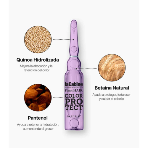 La Cabine - *Flash Hair* - Ampoules capillaires Color Protect - Cheveux teints