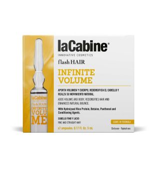 La Cabine - *Flash Hair* - Ampoules capillaires Infinite Volume - Cheveux fins et lisses