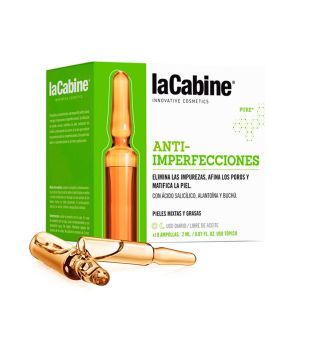 La Cabine - Pack de 10 Ampoules Anti-imperfections - Peaux mixtes et grasses