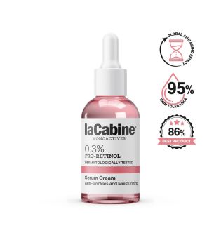 La Cabine - Sérum crème anti-rides et hydratant 0.3% Pro-Retinol - Tous types de peaux