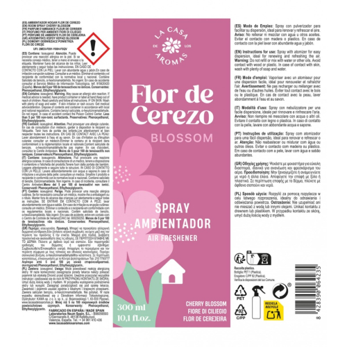 La Casa de los Aromas - Désodorisant en spray - Flor de Cerezo