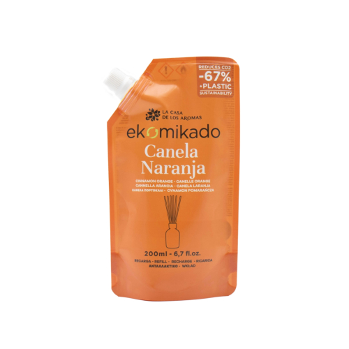 La Casa de los Aromas - Recharge de désodorisant Mikado 200 ml - Cannelle Orange