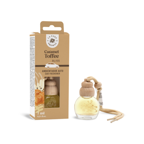 La Casa de los Aromas - Désodorisant pour voiture - Caramel Toffee
