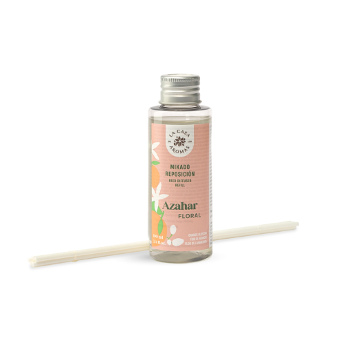 La Casa de los Aromas - Recharge de désodorisant Mikado 100 ml - Fleur d'Oranger