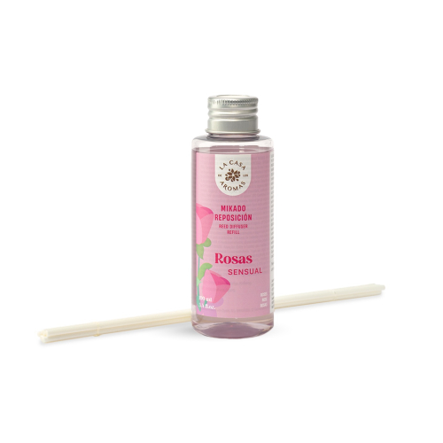 La Casa de los Aromas - Recharge de désodorisant Mikado 100 ml - Roses
