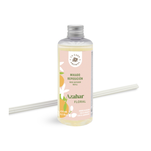 La Casa de los Aromas - Recharge de désodorisant Mikado 250 ml - Fleur d'Oranger