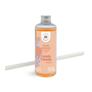 La Casa de los Aromas - Recharge de désodorisant Mikado 250 ml - Cannelle Orange Épicée