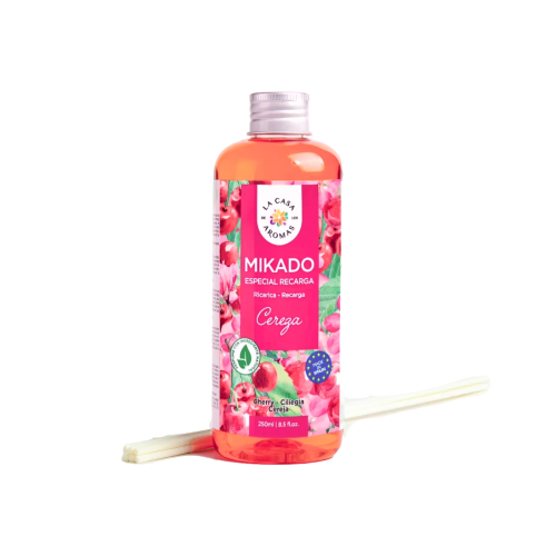 La Casa de los Aromas - Recharge de désodorisant Mikado 250 ml - Cerise Sauvage