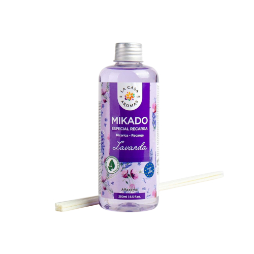 La Casa de los Aromas - Recharge de désodorisant Mikado 250 ml - Lavande