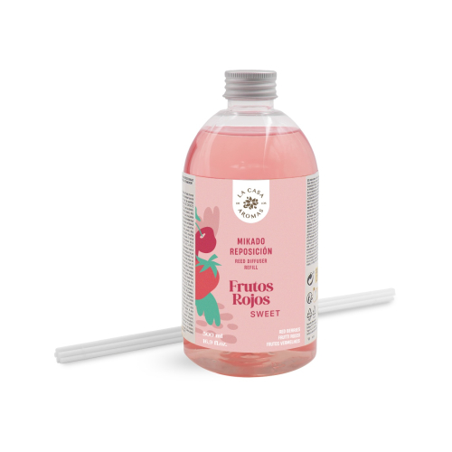 La Casa de los Aromas - Recharge de désodorisant Mikado 500 ml - Fruits Rouges Sucrés