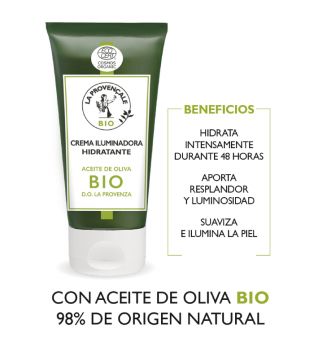 La Provençale Bio - Crème illuminatrice hydratante - Huile d'olive bio