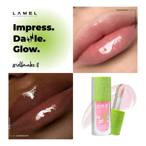 Lamel - Gloss à lèvres Dazzle Glow - 401: Blossom