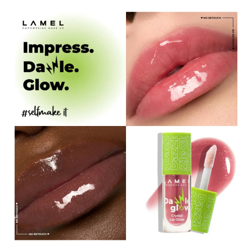 Lamel - Brillant à lèvres Dazzle Glow - 404: You Can