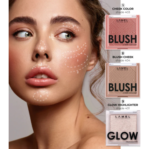 Lamel - Blush en poudre Cheek Colour - 402: Rouge