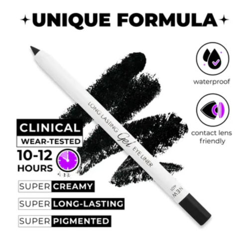 Lamel - Eyeliner gel Long Lasting - 401: Black