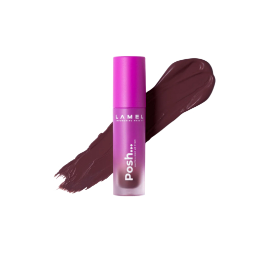 Lamel  - Rouge à lèvres liquide mat Posh Matte - 412:  Burgundy