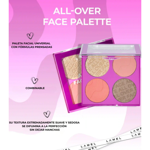 Lamel - Palette Visage All-Over Face - 401: Light