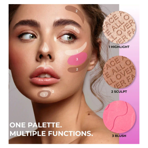 Lamel - Palette Visage All-Over Face - 402: Medium
