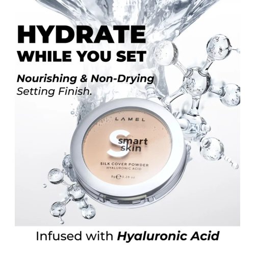 Lamel - Poudre compacte Smart Skin - 401: Porcelain