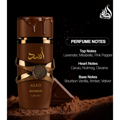 Lattafa - Eau de parfum Asad - Bourbon