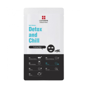 Leaders Insolution - Masque facial en tissu aux cendres volcaniques et à la niacinamide Detox and Chill