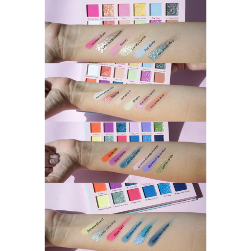 Lethal Cosmetics - *Adventure Time* - Palette d'ombres à paupières Candy Kingdom