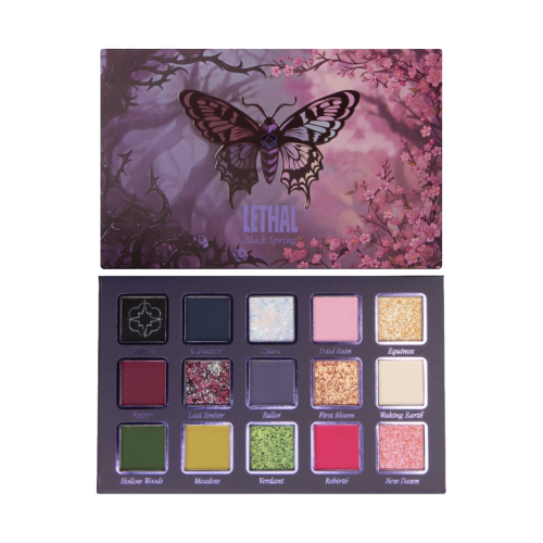 Lethal Cosmetics - *Black Spring* - Palette de fards à paupières