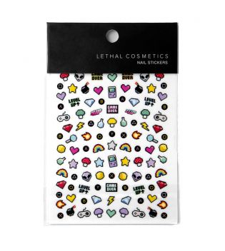 Lethal Cosmetics  - Autocollants pour ongles 2UP Nail Stickers