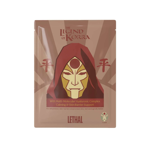 Lethal Cosmetics - *The Legend of Korra - Pack de masques faciaux Equalist